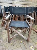 Partij terrasstoelen / regisseursstoelen 25 stuks, Ophalen of Verzenden, Zo goed als nieuw, Zwart, Vijf, Zes of meer stoelen