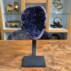 amethist cluster op standaard uruguay, Verzamelen, Mineralen en Fossielen, Ophalen of Verzenden, Mineraal