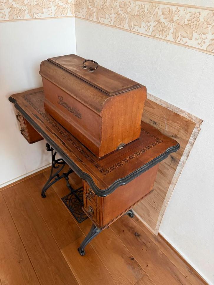Antieke Lewenstein Naaimachine, Antiek en Kunst, Antiek | Naaimachines, Ophalen