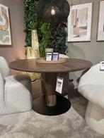 Ronde tafel 130cm, Ophalen, Zo goed als nieuw, Vier personen, 100 tot 150 cm
