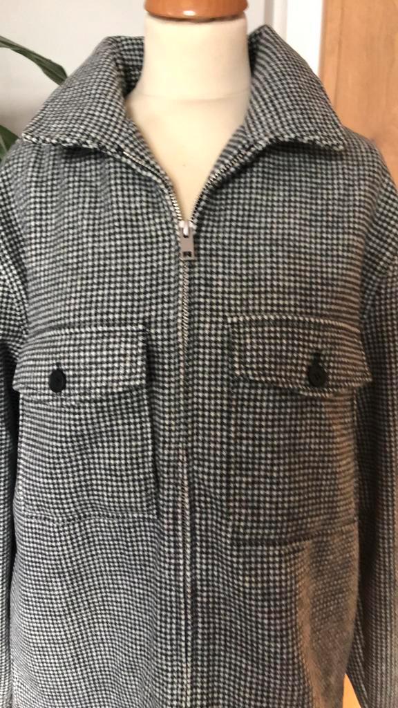 H&M jas maat s zwart wit nieuw, Kleding | Heren, Jassen | Winter, Nieuw, Maat 46 (S) of kleiner, Zwart, Ophalen of Verzenden