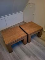 2 salontafels 60x60 cm, Huis en Inrichting, Tafels | Salontafels, Ophalen, Gebruikt, 50 tot 100 cm, 50 tot 100 cm
