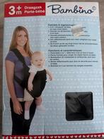 Bambino Draagzak - Zo goed als nieuw!, Kinderen en Baby's, Overige merken, Buik of Rug, Ophalen of Verzenden, Zo goed als nieuw