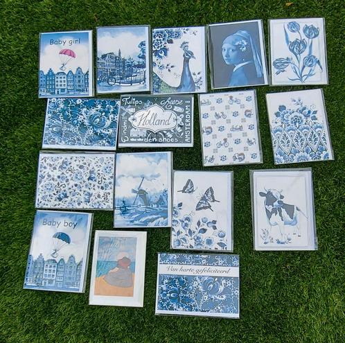 Heinen Delfts Blauwe Kaarten & Zeeuw meisje  150 stuks, Diversen, Wenskaarten, Nieuw, Ophalen of Verzenden