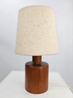 Deense teak houten tafellamp midcentury modern, Gebruikt, Ophalen of Verzenden, 50 tot 75 cm