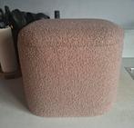 Bruine kleine teddy poefje, voetenbankje met opbergruimte, Minder dan 50 cm, Minder dan 50 cm, Ophalen of Verzenden, Zo goed als nieuw