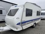 Hobby De luxe Easy 400 SF 2005 Voortent/Fietsenrek, Caravans en Kamperen, Overige typen, Standaardzit, Hobby, Bedrijf
