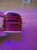 50 meter zwart rood draad 0,06 mm² 30 awg, Hobby en Vrije tijd, Modelbouw | Auto's en Voertuigen, Ophalen of Verzenden, Nieuw