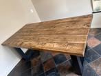 Grote houten eettafel, Huis en Inrichting, Ophalen, Gebruikt, 200 cm of meer, 50 tot 100 cm