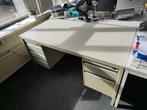 Metalen bureaus met houten blad – T.E.A.B., Ophalen, Gebruikt, Bureau