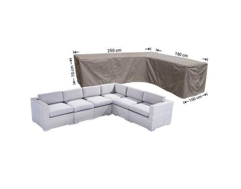 NIEUW: tuinmeubelhoes hoekbank, kleur taupe, Tuin en Terras, Tuinmeubel-accessoires, Nieuw, Ophalen of Verzenden
