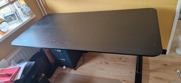 IKEA Bekant Bureau - Zwart, Houten Blad, Verstelbaar beschikbaar voor biedingen