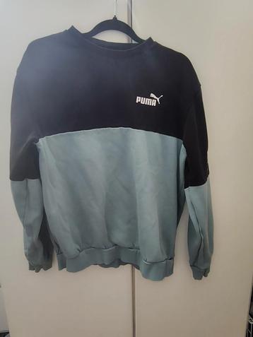 Puma Trui Maat L - Zwart/Blauw beschikbaar voor biedingen