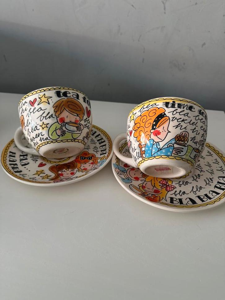 Blond Amsterdam Kop en Schotel Set, Huis en Inrichting, Keuken | Servies, Zo goed als nieuw, Kop(pen) en/of Schotel(s), Blond Amsterdam
