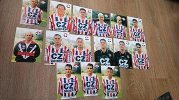 15 Spelerskaarten + originele handtekeningen Willem II beschikbaar voor biedingen