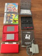 Nintendo DS lite red, Spelcomputers en Games, Spelcomputers | Nintendo DS, Met games, Gebruikt, Ophalen of Verzenden, Rood