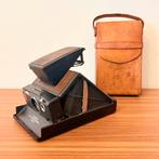POLAROID SX70 ALPHA MET ORIGINELE HOES SX 79 LEER VINTAGE, Verzenden, Gebruikt, Polaroid, Polaroid