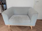 Blauwgrijze stoel (wehkamp), Huis en Inrichting, Ophalen, Gebruikt, Eenpersoons, 75 tot 100 cm