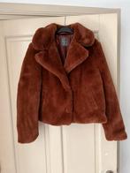 Warm winter jasje kort roodbruin xxs 32 34 faux fur Primark, Primark, Gedragen, Maat 34 (XS) of kleiner, Ophalen of Verzenden