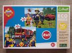 Puzzel brandweerman Sam 2x60 stukjes, NIEUW, Nieuw, Meer dan 50 stukjes, Ophalen