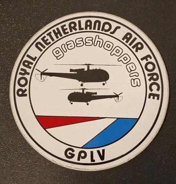 Royal Netherlands Airforce Grasshoppers sticker beschikbaar voor biedingen