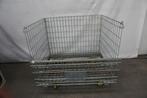 Rijdbare Gaaskooi, magazijnbak draadbak metalen bak, Doe-het-zelf en Verbouw, Kratten en Dozen, Gebruikt, 100 cm of meer, 60 cm of meer