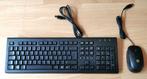 HP-toetsenbord PR1101U en HP-muis SM-2022, Ophalen, Zo goed als nieuw, HP, Qwerty