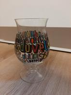 Duvel glas Denis meyers, Verzamelen, Biermerken, Ophalen of Verzenden