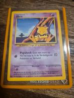 Abra Pokémon kaart - Base Set, Ophalen of Verzenden, Gebruikt, Losse kaart