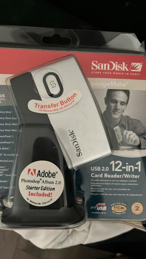 SanDisk ImageMate 12-in-1 Reader/Writer, Computers en Software, Geheugenkaartlezers, Nieuw, Ophalen of Verzenden