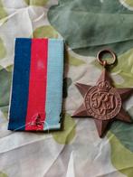 The 1939-1945 star Engelse medaille met lint, Verzamelen, Ophalen of Verzenden, Landmacht, Engeland, Lintje, Medaille of Wings