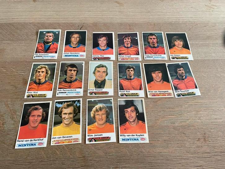 Vintage stickers Nederlands Eftal WK voetbal 1978, Hobby en Vrije tijd, Stickers en Plaatjes, Zo goed als nieuw, Meerdere stickers