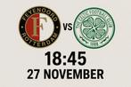 Feyenood vs Celtic 1-8 kaarten, Tickets en Kaartjes, Losse kaart, Drie personen of meer, November