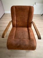 Fauteuil Ivar - stof - cognac, Ophalen, Gebruikt, 75 tot 100 cm, Stof