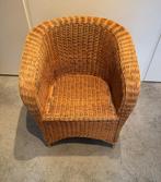 Rieten stoelen, Ophalen, Gebruikt, Twee, Bruin