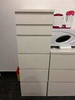 Hoge Ikea Malm kast, Ophalen, Minder dan 50 cm, Gebruikt, 5 laden of meer