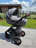 Stokke Trailz complete kinderwagen Black Melange, Ophalen, Zo goed als nieuw, Overige merken, Verstelbare duwstang
