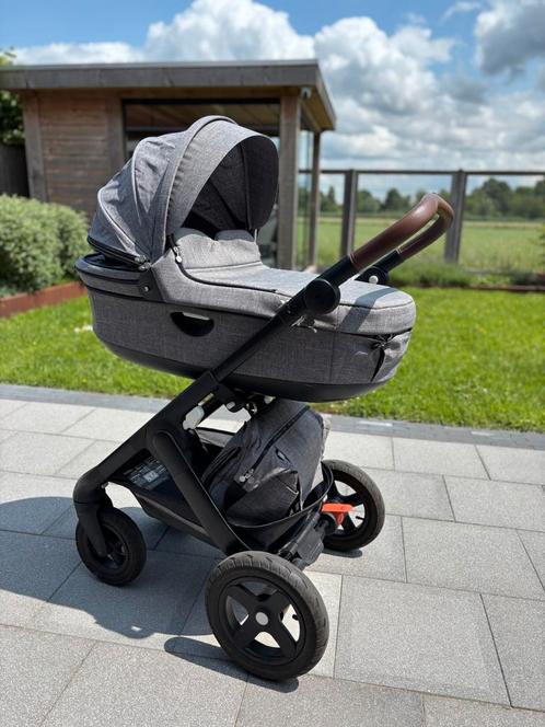 Stokke Trailz complete kinderwagen Black Melange, Kinderen en Baby's, Kinderwagens en Combinaties, Zo goed als nieuw, Overige merken