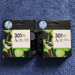 HP 301XL 3 Kleur Inkt Cartridges (2 Stuks) 2019 / 2023 OEM, Computers en Software, Printerbenodigdheden, Nieuw, Cartridge, HP Hewlett Packard