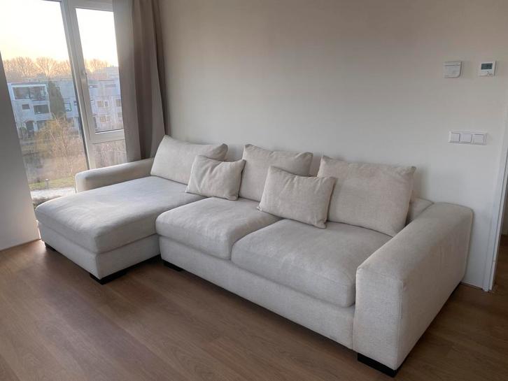 Decor Amsterdam bank, Huis en Inrichting, Banken | Bankstellen, Gebruikt, Hoekbank, Vierpersoons of meer, 300 cm of meer, 100 tot 125 cm