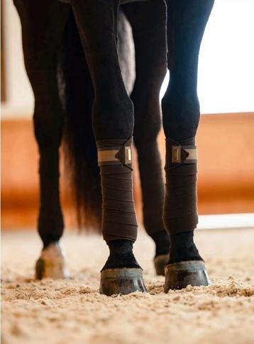 Equestrian Stockholm fleece bandages set van 4 fulll beschikbaar voor biedingen