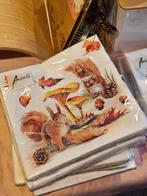 Kleine partij servetten, Ophalen of Verzenden