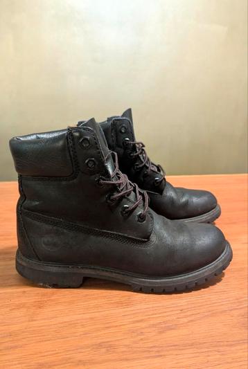 Timberland boots zwart leer maat 38 beschikbaar voor biedingen