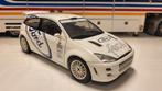 AUTOart Ford Focus WRC Rally Testcar White - 1999, Hobby en Vrije tijd, Modelauto's | 1:18, Gebruikt, Ophalen of Verzenden, Auto