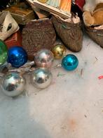 #kerst antieke kwikbollen kersttak, Diversen, Kerst, Gebruikt, T, Ophalen of Verzenden, N