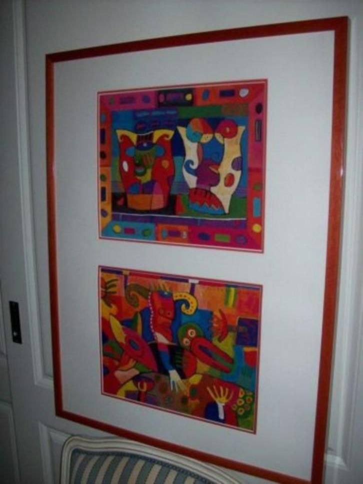 Clemens Briels Zeefdruk, Antiek en Kunst, Kunst | Litho's en Zeefdrukken, Ophalen of Verzenden