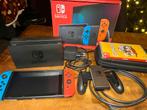 Nintendo Switch V2 + Cuphead - Complete Set!, Spelcomputers en Games, 1 speler, Eén computer, Ophalen of Verzenden, Zo goed als nieuw