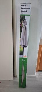 Nieuwe parasol grijs, Tuin en Terras, Parasols, Ophalen, Nieuw