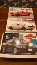 3 x Bouwdoos nissan skyline 1:24, Hobby en Vrije tijd, Modelauto's | 1:24, Ophalen of Verzenden, Nieuw, Auto, Overige merken