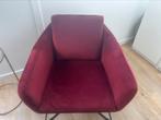 Riverdale velvet fauteuil bordeaux rood nieuw, Huis en Inrichting, Fauteuils, Minder dan 75 cm, Nieuw, Ophalen of Verzenden, Velvet /suedine